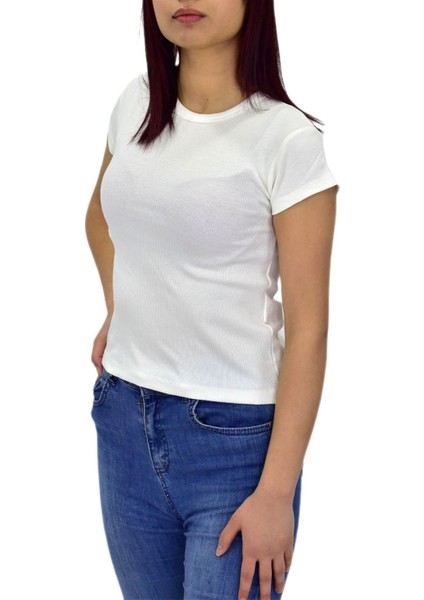 Kadın Fitilli Body Tişört BGL-ST04232