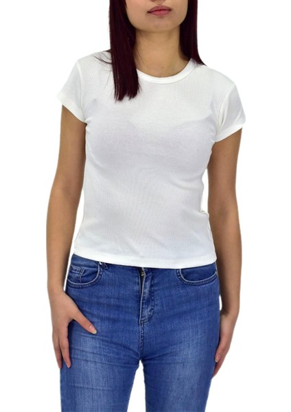 Kadın Fitilli Body Tişört BGL-ST04232