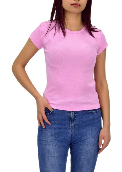 Kadın Fitilli Body Tişört BGL-ST04232