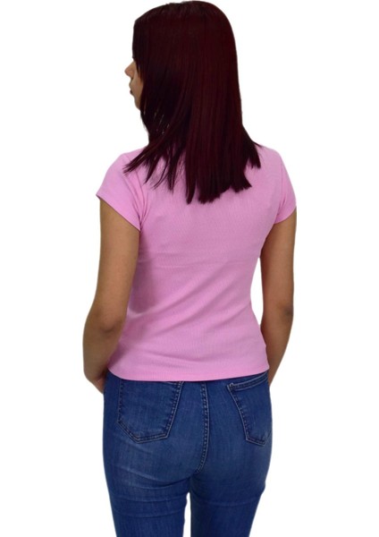 Kadın Fitilli Body Tişört BGL-ST04232
