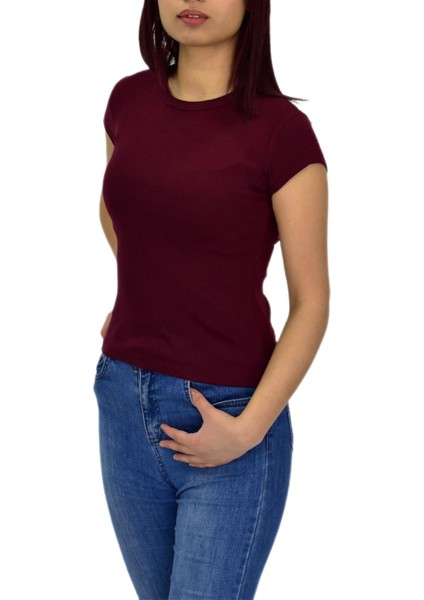 Kadın Fitilli Body Tişört BGL-ST04232