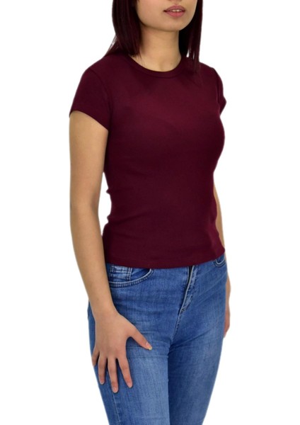 Kadın Fitilli Body Tişört BGL-ST04232