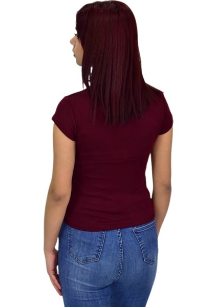 Kadın Fitilli Body Tişört BGL-ST04232