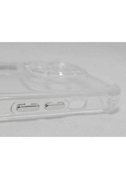 iPhone 13 Pro Max Darbe Önleyici Kamera Korumalı Şeffaf Silikon Kılıf modelleri