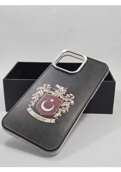 iPhone 14 Pro Max Özel Türk Bozkurt Arması Baskılı Lüks Silikon Kılıf fiyatları