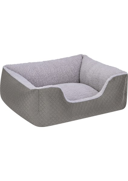 Echo Kedi ve Köpek Yatağı Gri/Gri Peluş S 60x50cm fiyatları