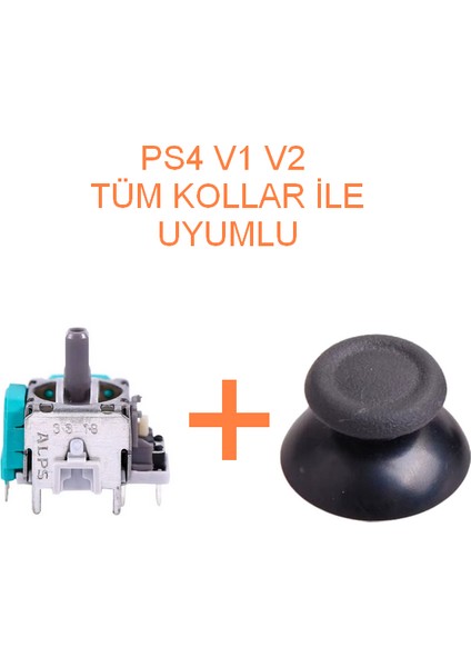 1 Adet Ps4 Analog Motoru + Topuz Başlık Set