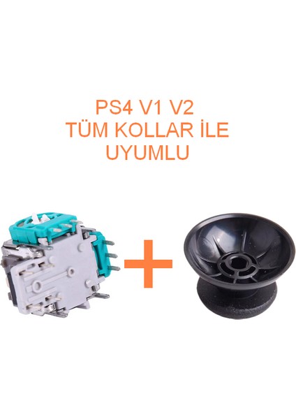1 Adet Ps4 Analog Motoru + Topuz Başlık Set