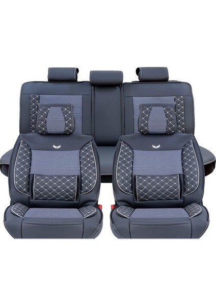 seat Ibiza Yeni Uyumlu Yarı Deri Oto Koltuk Kılıfı Ön/arka 5'li Set Prime Füme fiyatları