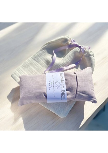 Hediye Kesesinde Lavanta Göz Yastığı Lila - Yoga Meditasyon Göz Yastığı