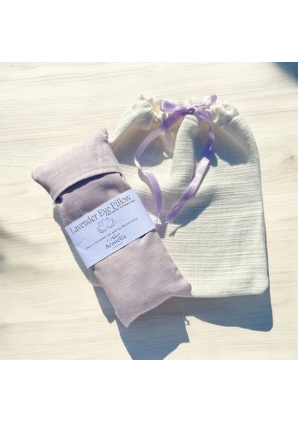 Hediye Kesesinde Lavanta Göz Yastığı Lila - Yoga Meditasyon Göz Yastığı modelleri