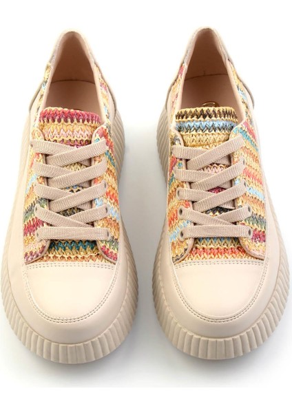 Çok Renkli Hasır Kadın Sneaker K01179001028 fiyatları