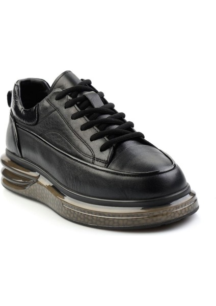 Siyah Napa Hakiki Deri Erkek Sneaker E01347081143 fiyatları