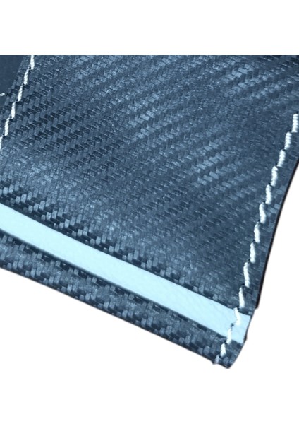 Dikişli Direksiyon Kılıfı Karbon Deri Noktalı Deri Gri Yüzük Gri Dikişli Peugeot Boxer Için modelleri