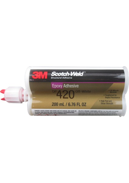 Scotch-Weld DP420 Epoksi Yapıştırıcı Beyaz 200 ml