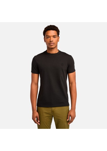 Dunstan Rıver Short Sleeve Tee Erkek Siyah Tshirt TB0A2BPRX651