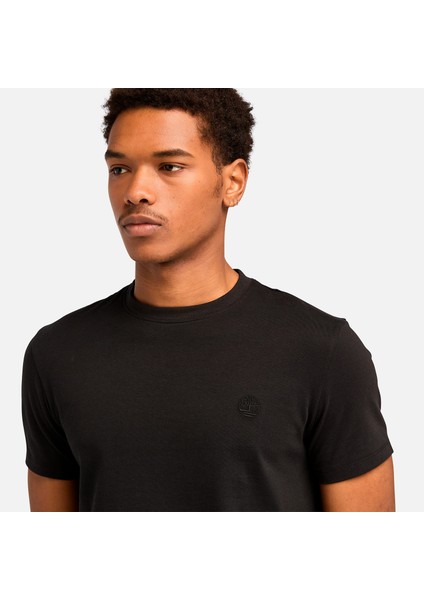 Dunstan Rıver Short Sleeve Tee Erkek Siyah Tshirt TB0A2BPRX651