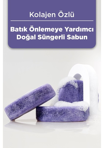 Kolajen Özlü Doğal Süngerli Sabun