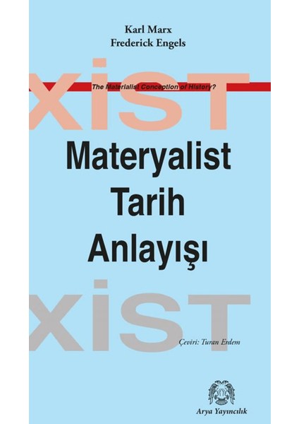 Materyalist Tarih Anlayışı - Karl Marx