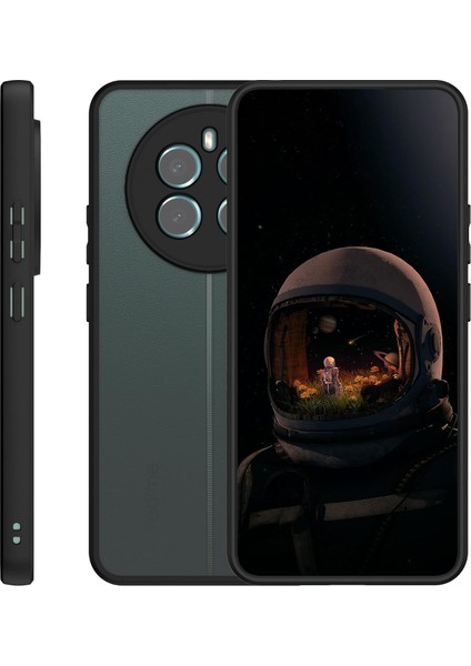 Realme 12 Plus Uyumlu Kılıf Kamera Korumalı Arka Yüzeyi Mat Parmak Izi Tutmaz Kapak