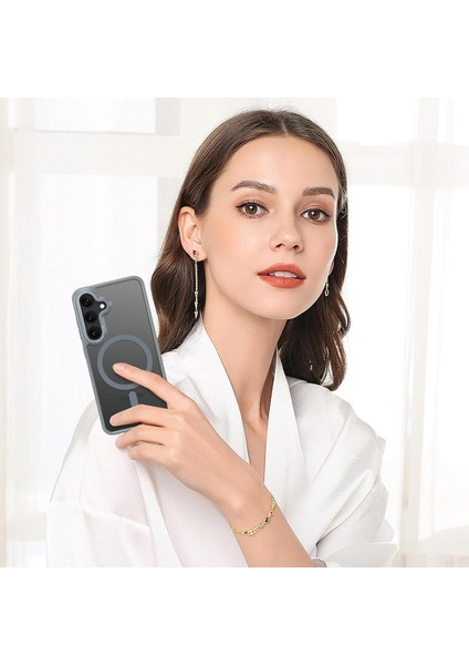 Galaxy S25 Plus Uyumlu Kılıf Kamera Korumalı Magsafe Kablosuz Şarj Özellikli Mat Arka Yüzeyli Kapak indirimleri