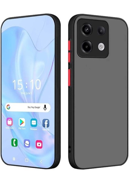 Xiaomi Redmi Note 13 4g Uyumlu Kılıf Kamera Korumalı Arka Yüzeyi Mat Leke Izi Tutmaz Kapak