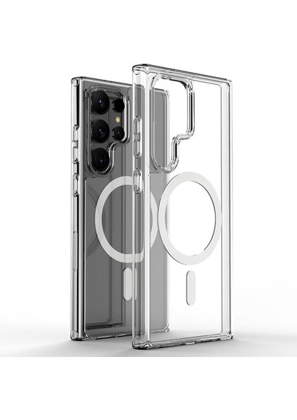 Samsung Galaxy S25 Ultra Uyumlu Kılıf Kamera Korumalı Magsafe Sarj Özellikli Kemik Kapak fırsatları