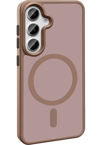 Galaxy S25 Plus Uyumlu Kılıf Kamera Korumalı Magsafe Kablosuz Şarj Özellikli Mat Arka Yüzeyli Kapak fiyatları