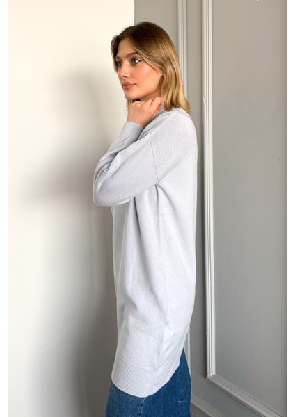 Kadın Balıkçı Yaka Triko Tunik 7271 modelleri