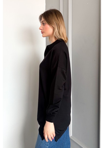 Kadın Polo Yaka Fermuarlı Yaka Tunik 6059 fırsatları