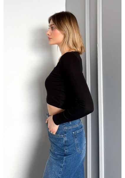 Kadın Kare Yaka Uzun Kol Bluz 21650 fiyatları