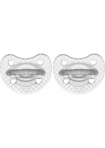 Physioforma Crystal 2'li Silikon Emzik 16-36 Ay Şeffaf