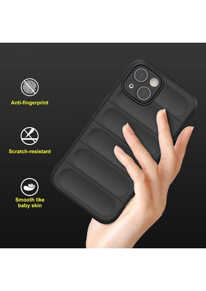 Apple Iphone 13 Uyumlu Kılıf Kamera Korumalı Içi Kadife Leke Bırakmaz Dalga Desenli Kapak indirimleri
