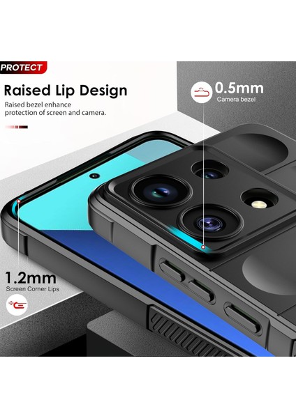 Xiaomi Redmi Note 13 4g Uyumlu Kılıf Kamera Korumalı Içi Kadife Leke Bırakmaz Dalga Desenli Kapak fiyatları