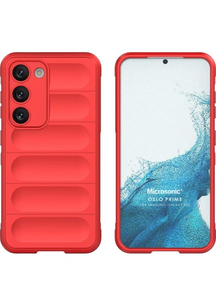 Samsung Galaxy A25 Uyumlu Kılıf Kamera Korumalı Içi Kadife Leke Bırakmaz Dalga Desenli Kapak