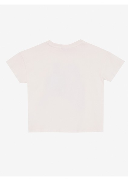 Baskılı Ekru Kız Çocuk T-Shirt BRB5SG-TST6430 fiyatları