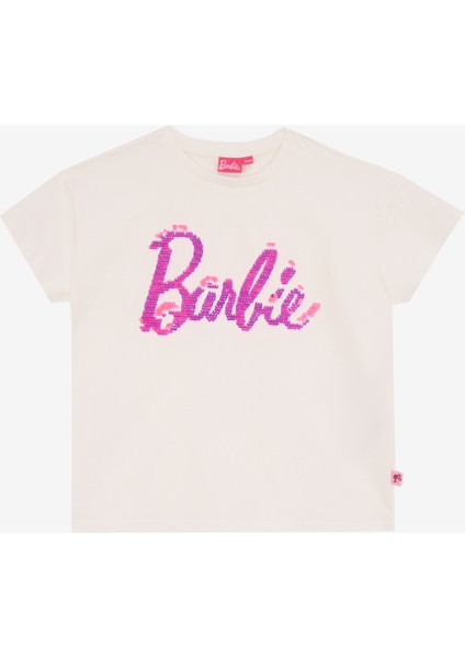 Beyaz - Pembe Kız Çocuk T-Shirt