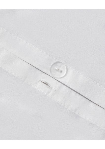 Royal Leafage Nakışlı Pamuk Çift Kişilik Nevresim Takımı 200X220 cm Beyaz indirimleri