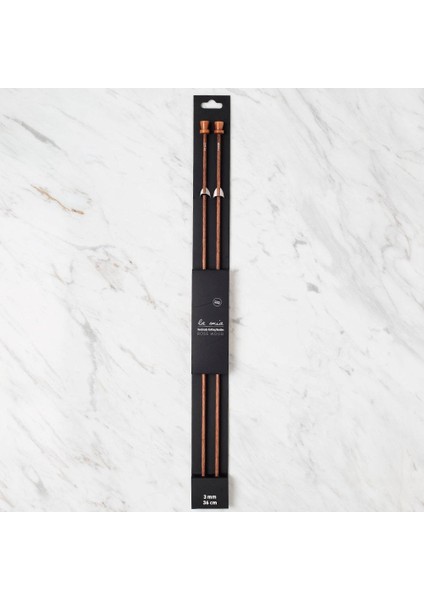Rosewood 3 mm 36 cm Ahşap Örgü Şişi