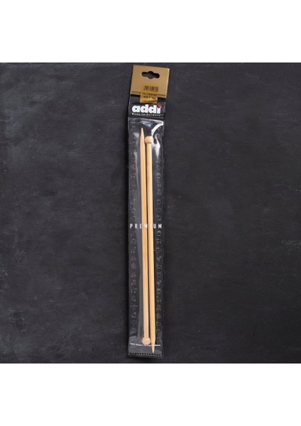 Bambus 8mm 35CM Bambu Örgü Şişi - 500-7