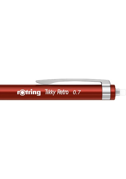 | Tikky Retro Versatil Kalem, 0.7 mm Uç, Metalik Kırmızı, Ergonomik Tutuş fırsatları
