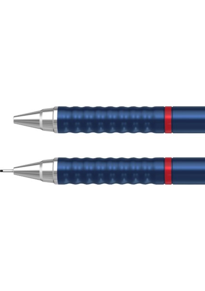 | Tikky Retro Versatil Kalem, 0.7 mm Uç, Metalik Mavi, Ergonomik Tutuş