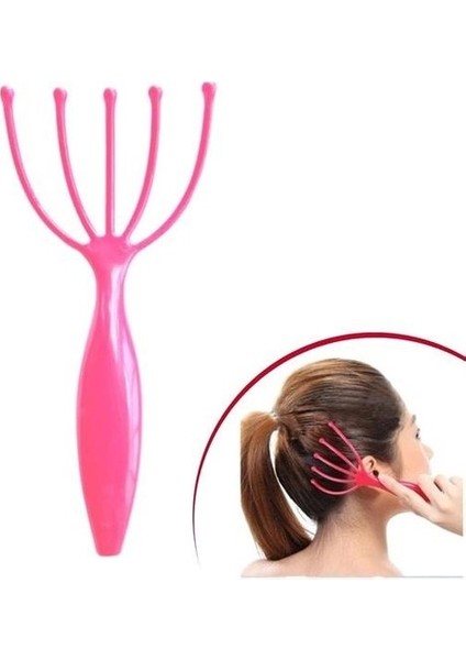 Çok Fonksiyonlu 5 Uçlu Bilyeli Baş Boyun Bacak Kol Masaj Alet Raahatlatıcı Kafa Masaj Aparatı