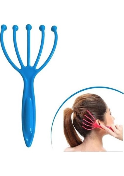 Çok Fonksiyonlu 5 Uçlu Bilyeli Baş Boyun Bacak Kol Masaj Alet Raahatlatıcı Kafa Masaj Aparatı