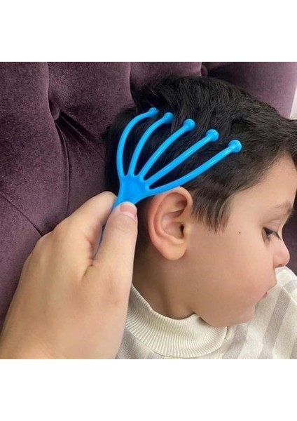 Çok Fonksiyonlu 5 Uçlu Bilyeli Baş Boyun Bacak Kol Masaj Alet Raahatlatıcı Kafa Masaj Aparatı