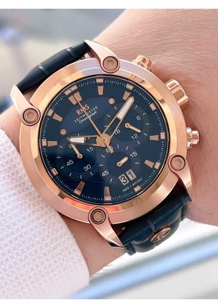 Rms Romanson Deri Kordon Iç Fonksiyonları Aktif 5 Atm Suya Dayanıklı Erkek Kol Saati AG.1557.09