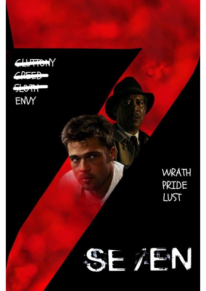 Se7en - Seven (1995) 0003 (Folyo / Afiş / Poster) 5661 ( 50 Cm X 70 Cm )