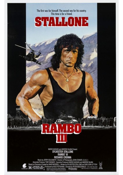 Rambo Iıı (1988) (Folyo / Afiş / Poster) 5296 ( 50 Cm X 70 Cm )