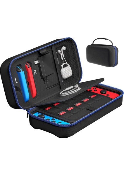 Çok Fonksiyonlu Nintendo Switch OLED Kolu Için Kart Askı Saklama Kutusu (Yurt Dışından)