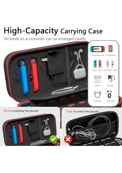 Çok Fonksiyonlu Nintendo Switch OLED Kolu Için Kart Askı Saklama Kutusu (Yurt Dışından) modelleri